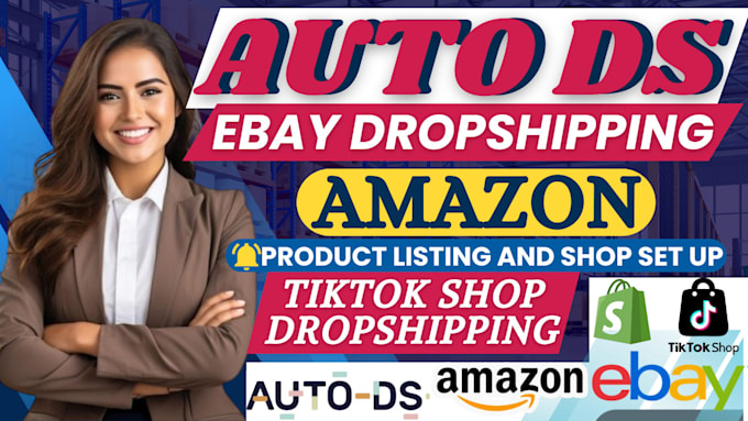 Gig Preview - Do ebay auto ds, amazon to ebay dropshipping, ebay promotion