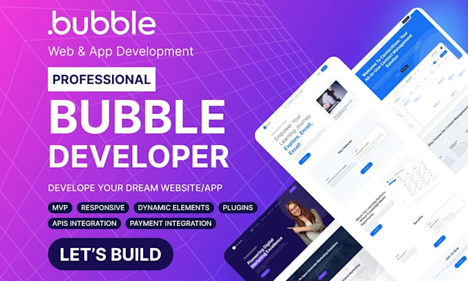 Bestseller - do bubble io website, build bubble app, bubble developer, bubble saas, no code