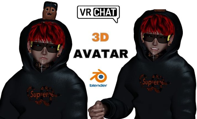 Gig Preview - Upload edit or create your vrchat avater vr character vr chat vrc avater nsfw