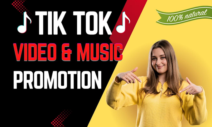 Gig Preview - Promote your tiktok video grow your channel organically