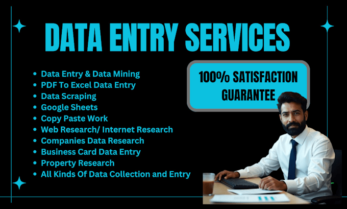 Gig Preview - Do data entry, data collection, web scrapping or any excel work