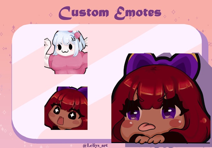 Gig Preview - Draw your custom emotes