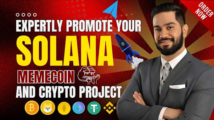 Gig Preview - Boost crypto telegram promotion solana memecoin promotion