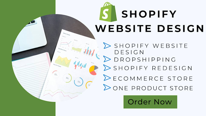 Gig Preview - Do shopify website design, shopify redesign, dropshipping store, shopify website