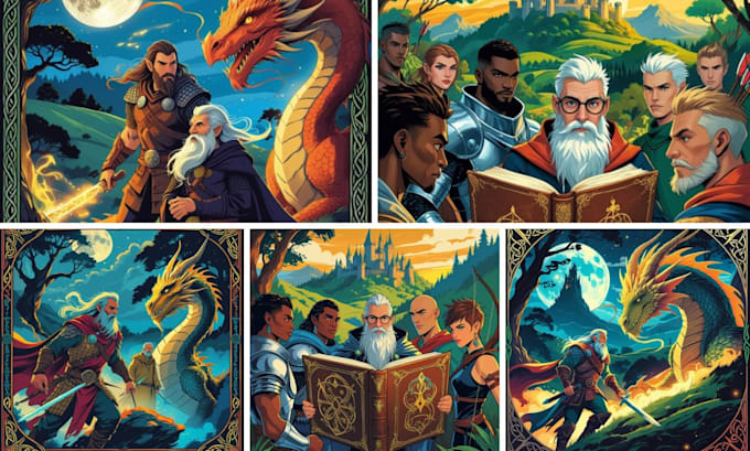 Bestseller - design custom illustrations for your game, book, or movie