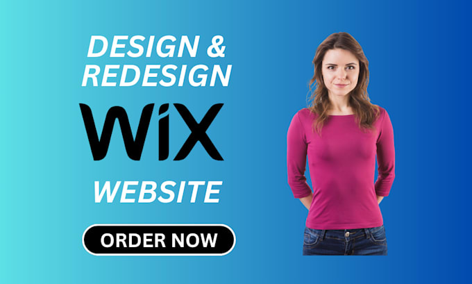 Gig Preview - Do wix website design and redesign and build wix website