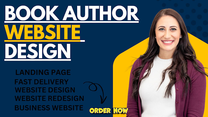 Gig Preview - Design a professional author website to showcase your book event and brand