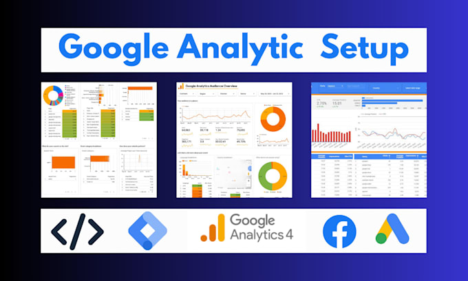 Gig Preview - Set up google analytics ga4 and GTM for event and conversion tracking