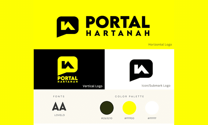 Bestseller - design brand identity and modern unique brand style guide with minimalist logo