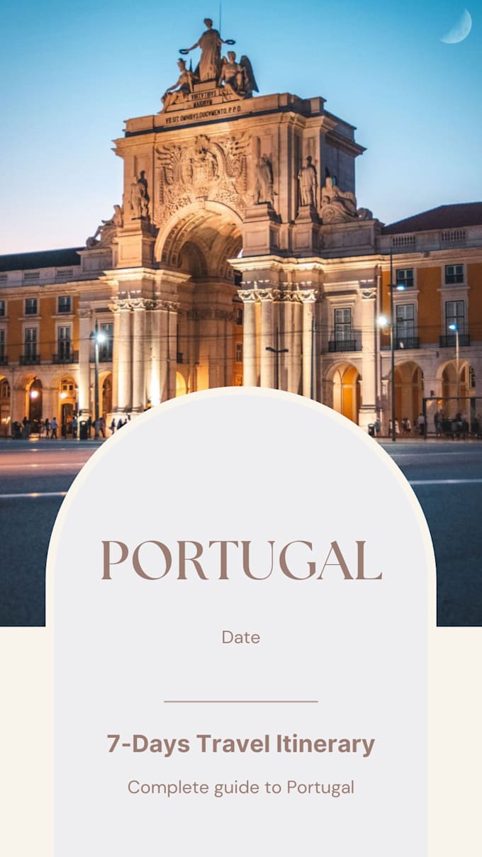 Gig Preview - Create stunning editable canva itineraries for your trips