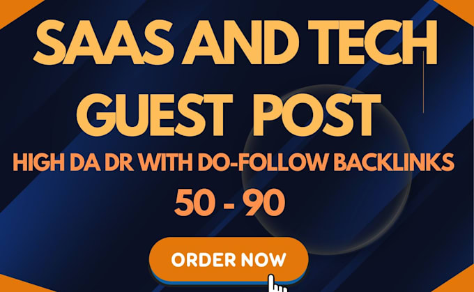 Gig Preview - Do SEO tech backlinks plus saas guest posts with high da, DR and premium posting