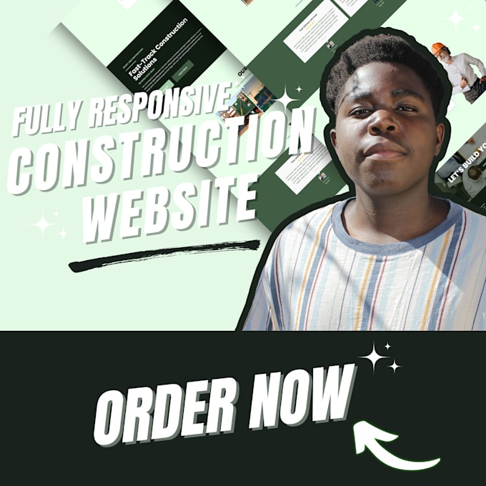 Gig Preview - Boost your construction business with a pro wordpress website