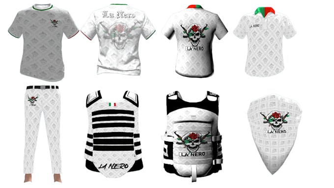 Gig Preview - Make custom fivem mafia gang clothing for male and female