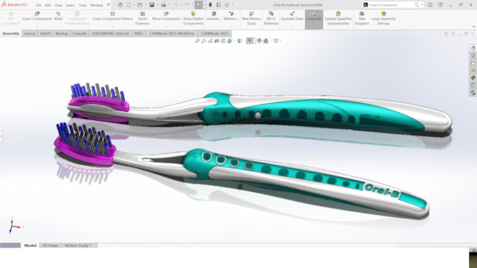 Gig Preview - Create custom 3d models in solidworks for product designers