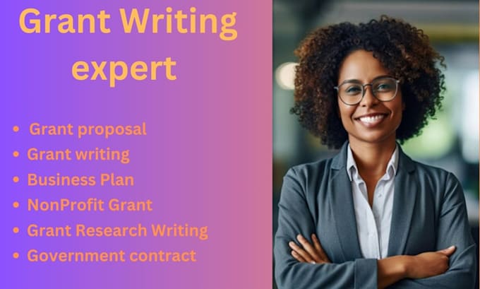 Gig Preview - Grant proposal writing grant research grant business plan nonprofit