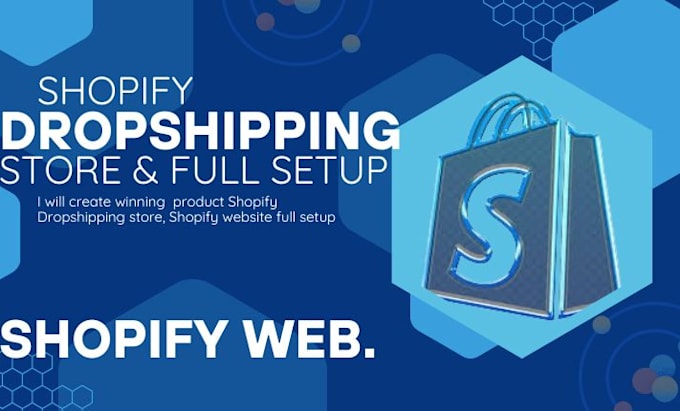 Gig Preview - Create a winning product shopify dropshipping store, shopify website