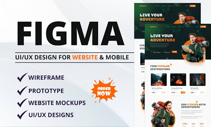 Gig Preview - Figma ui ux to wix website, figma website design or website ui ux mockup wix