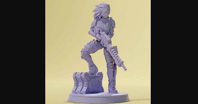 Gig Preview - Repose 3d action figurine,sci fi miniature,toy collectibles,custom dnd model,stl