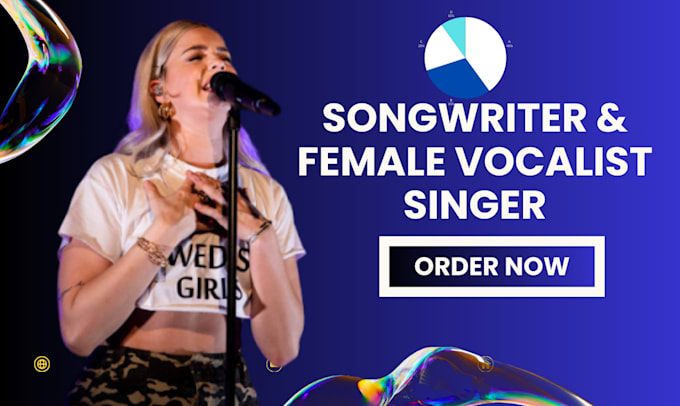 Gig Preview - Be your female singer emotional country ballad gospel singer, modern song