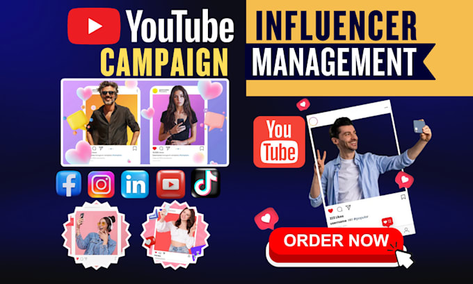 Gig Preview - Find best youtube influencer outreach instagram, tiktok influencer list research