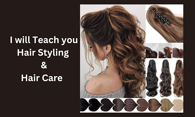 Gig Preview - Teach you hairstyling for your wigs with hair care