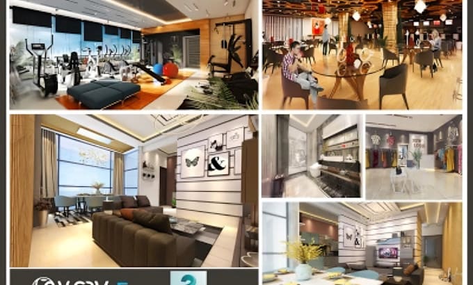 Gig Preview - 3d smart home design, cozy bedroom,3d furniture layout, rustic tropical interior