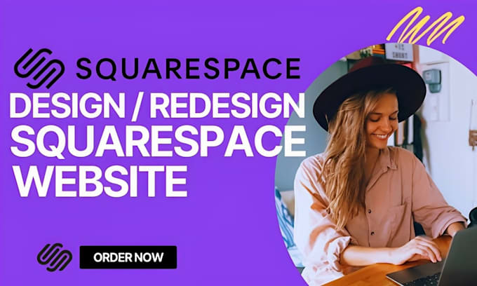 Gig Preview - Squarespace website design or redesign website development squarespace ecommerce