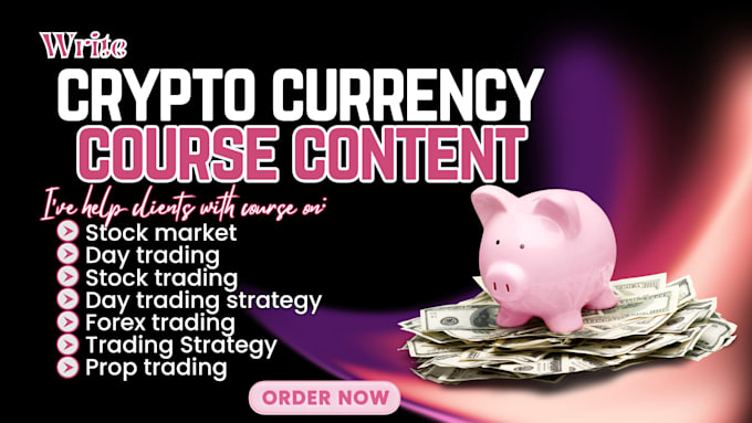 Bestseller - write cryptocurrency day trading prop trading trading strategy e learning course