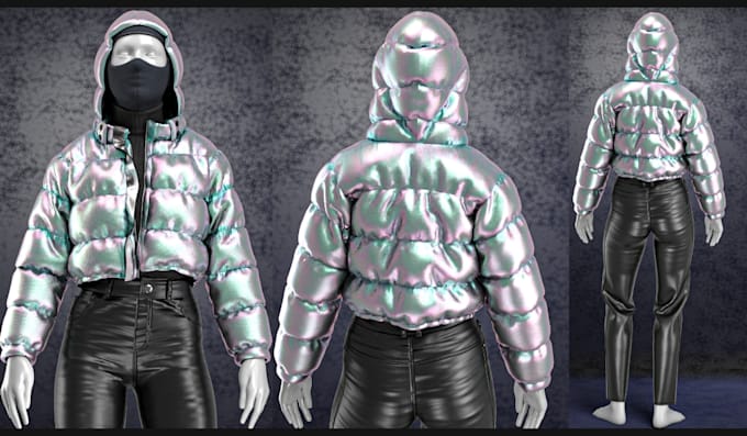 Gig Preview - Make any 3d clothing mockups for 3d fashion apparel in clo3d, marvelous designer