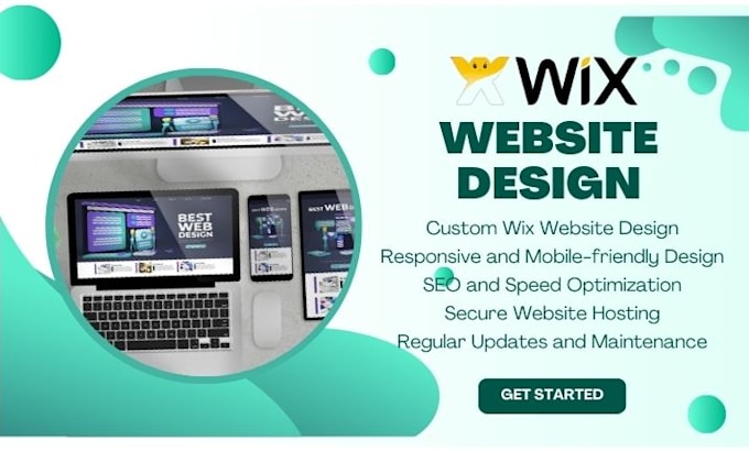 Gig Preview - Design wix website development wix website redesign wix velo