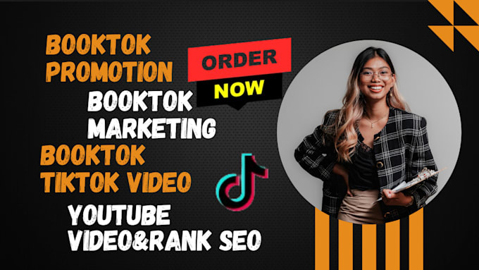 Bestseller - promote and rank your book with tiktok ads booktok  promotion,book trailer, seo