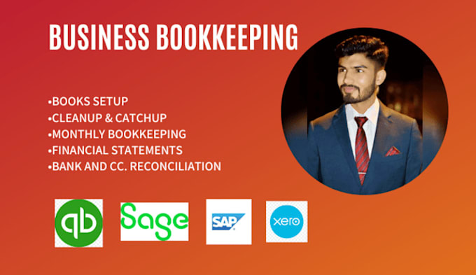 Gig Preview - Do quickbooks bookkeeping, cleanup and bank reconciliation in quickbooks,xero