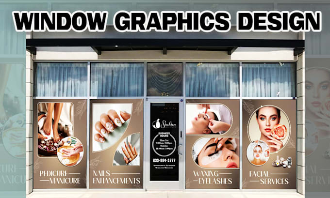 Gig Preview - Do shop front signage design shop front window graphic storefront in 24 hours