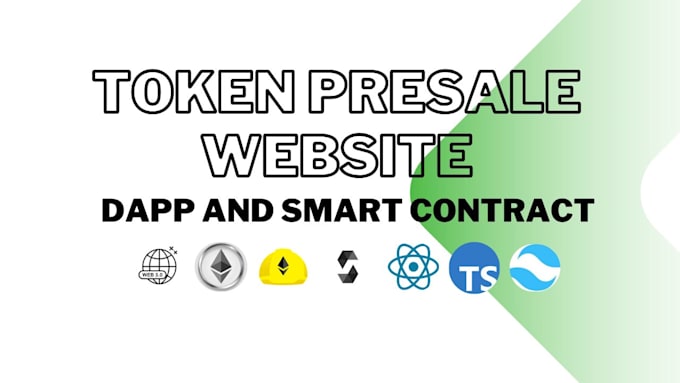 Gig Preview - Token presale website dapp and contract any evm network