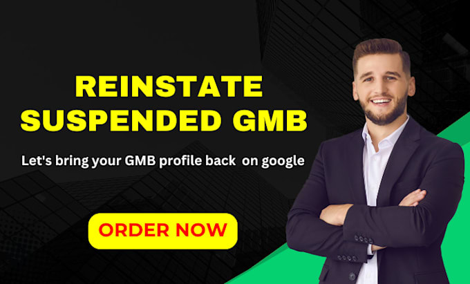 Gig Preview - Reinstate suspended gmb google my business  profile