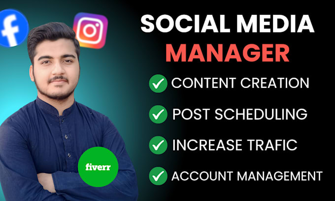 Gig Preview - Manage your social media accounts and increase engagement