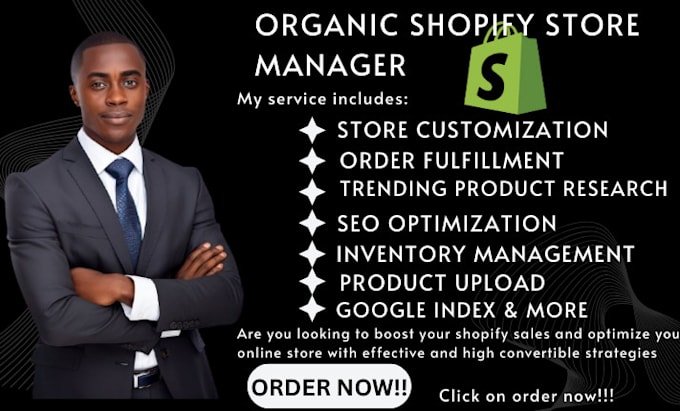 Gig Preview - Boost your shopify sales setup shopify dropshipping store expert shopify store