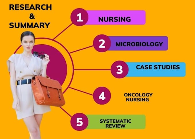 Gig Preview - Do research and case studies in nursing , co and microbiology