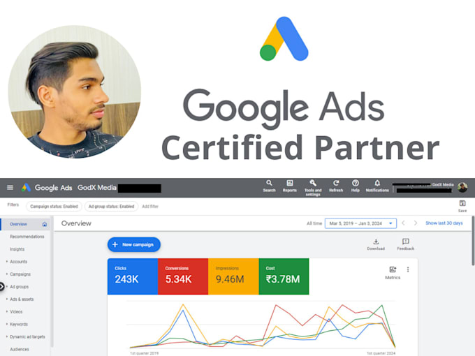 Gig Preview - Audit and review your google search ads PPC campaign