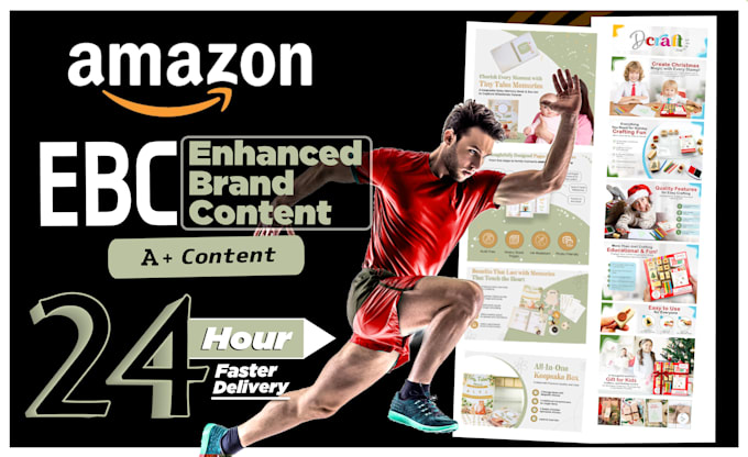 Gig Preview - Design eye catching amazon a plus content and ebc for maximum sales impact