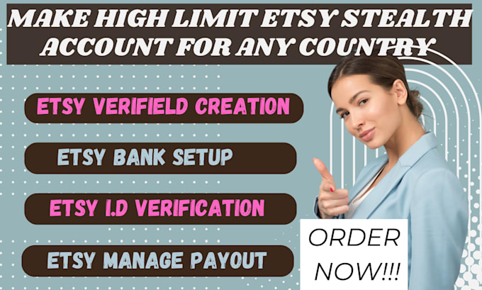 Gig Preview - Do etsy account creation etsy store setup etsy product listing etsy seo