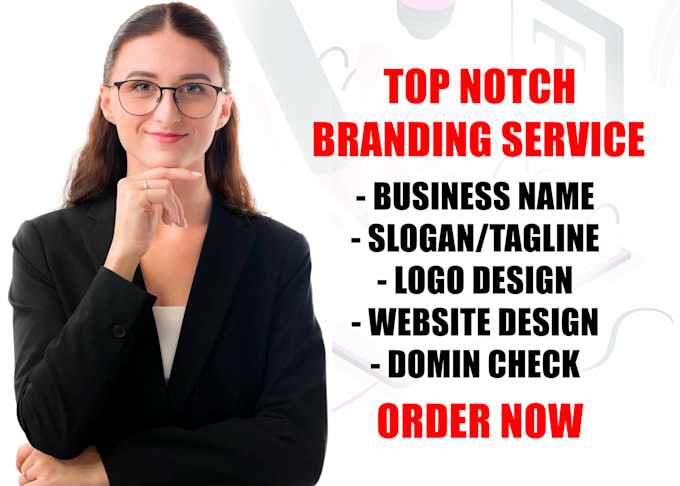 Bestseller - create your business name, slogan, logo and brand identity