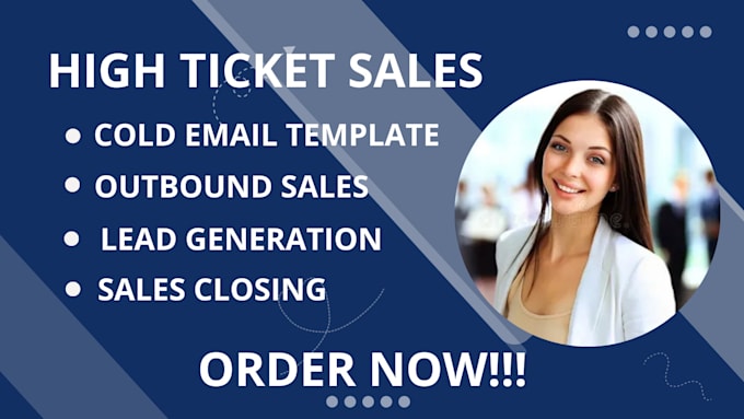 Gig Preview - Be your high ticket online sales closer lead generation sales outreach