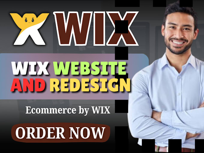 Gig Preview - Create wix website redesign wix website design wix website wix expert