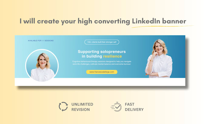 Gig Preview - Design a high converting linkedin banner or cover