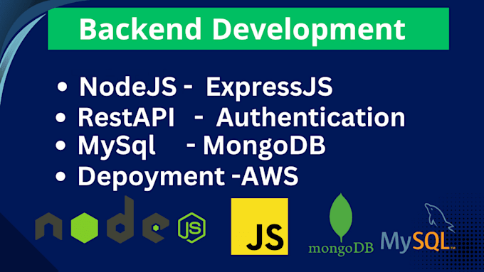 Gig Preview - Develop a robust backend server with nodejs, expressjs, mongodb, and mysql