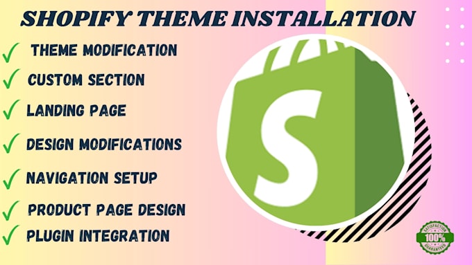 Gig Preview - Install and customise the best licensed shopify premium theme