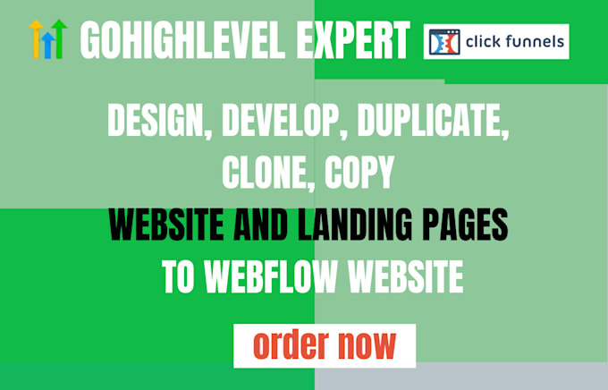 Gig Preview - Design, copy, duplicate, develop clone website to webflow website webflow design