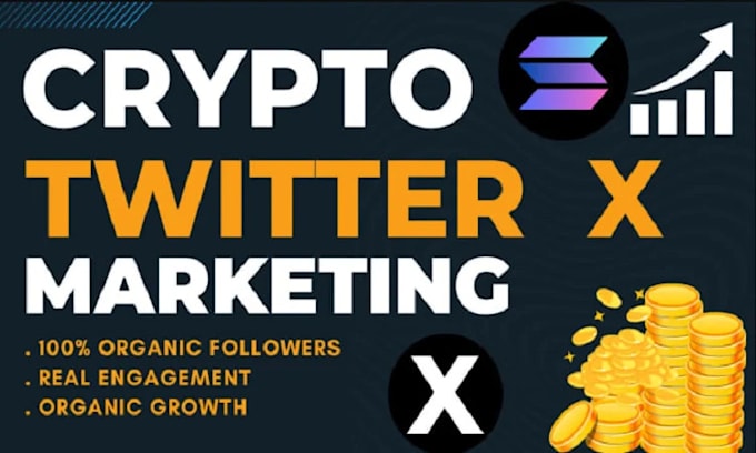 Gig Preview - Do organic twitter x marketing, crypto, solana memecoin, ton token growth to 50k