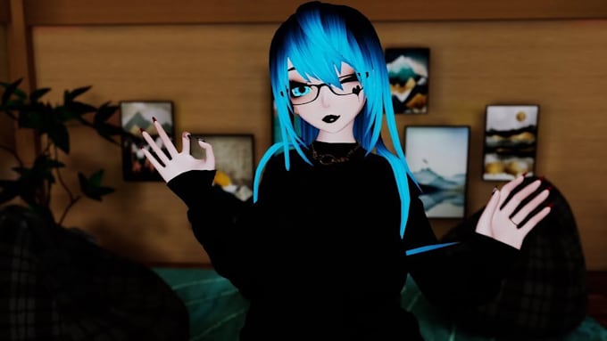 Bestseller - create and edit vrchat avatar 3d nsfw furry avatar vrc character 3d game model